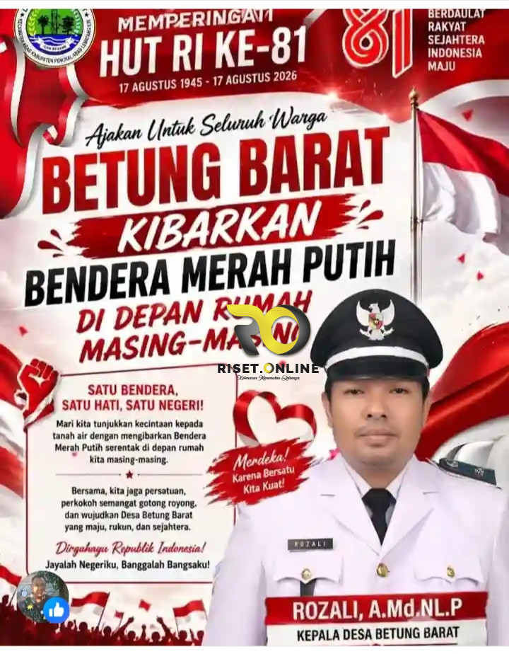 Desa Betung Barat Kecamatan Abab Pali, Dirgahayu