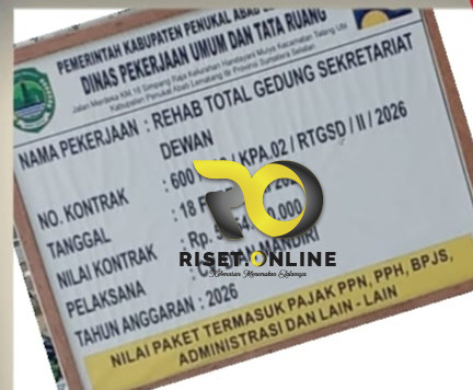 Dugaan Ketidaksesuaian Proyek Rehab Gedung DPRD PALI Rp5,8 Miliar, Masyarakat Minta Yudikatif Turun 